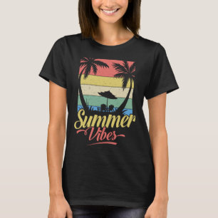 Vintage Surfer Retro Surfing Beach Summer Vacation T-Shirt