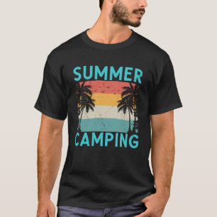 Vintage Surfer Retro Surfing Beach Summer Vacation T-Shirt