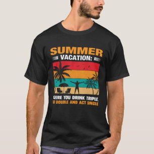 Vintage Surfer Retro Surfing Beach Summer Vacation T-Shirt