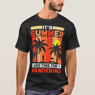 Vintage Surfer Retro Surfing Beach Summer Vacation T-Shirt