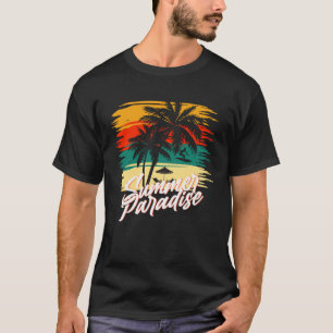 Vintage Surfer Retro Surfing Beach Summer Vacation T-Shirt