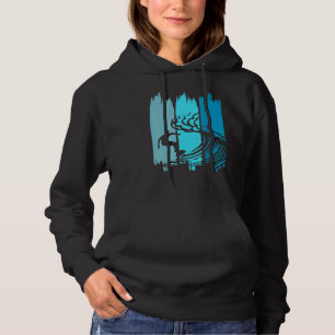 Vintage Surfer Surfboard Water Sports Surfer Hoodie