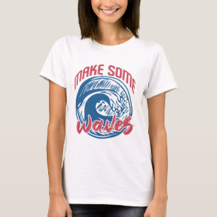 Vintage Surfer Surfboards Grunge Used Look T-Shirt