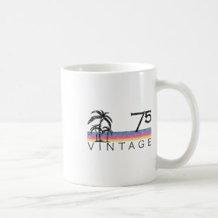Vintage Surfing 1975 Pacific Ocean Sunset 50th Bir Coffee Mug