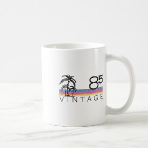 Vintage Surfing 1985 Pacific Ocean Sunset 40th Bir Coffee Mug