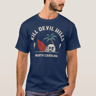 Vintage Surfing Kill Devil Hills North olina Retro T-Shirt
