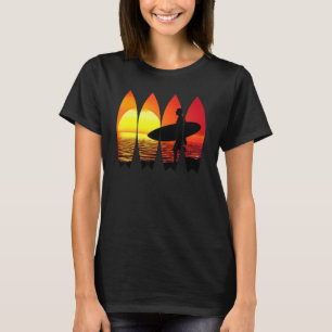 Vintage Surfing Men & Women Retro Surf Board Surf T-Shirt