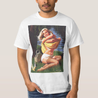 Vintage surfing Pin Up Girl shirt