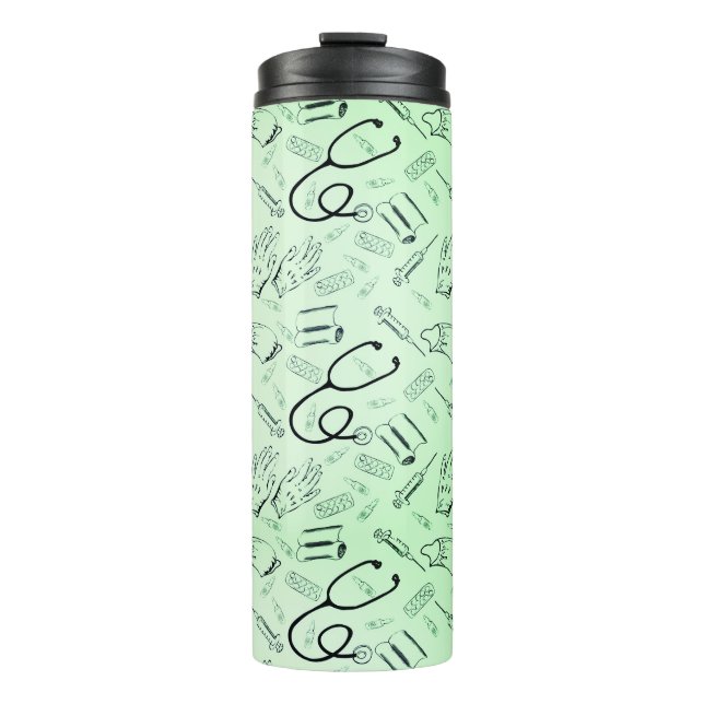 Vintage surgeon medical doctor thermal tumbler (Front)
