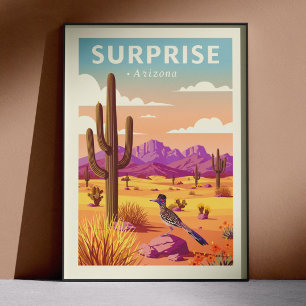 Vintage Surprise Arizona Poster