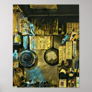 Vintage Sushi Artwork Poster