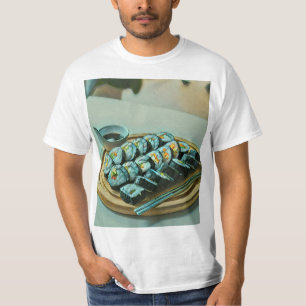 Vintage Sushi Artwork T-Shirt