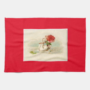 Vintage Swan Tea Towel