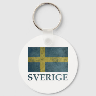 Vintage Sweden Key Ring