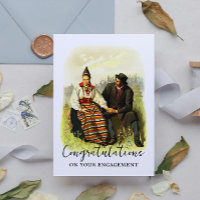 Vintage Swedish Traditional Dalecarlia Engagement