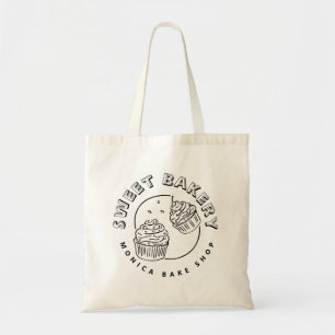 Vintage Sweet Bakery Logo Tote Bag