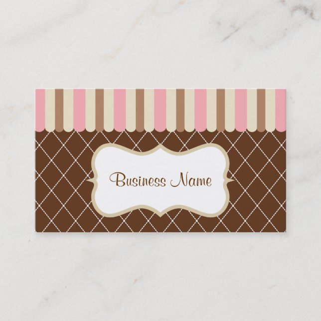 Vintage Sweet Business Card (Front)
