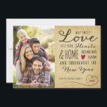 Vintage Sweet Love Holiday Photo Card<br><div class="desc">Vintage Sweet Love Holiday Photo Card</div>