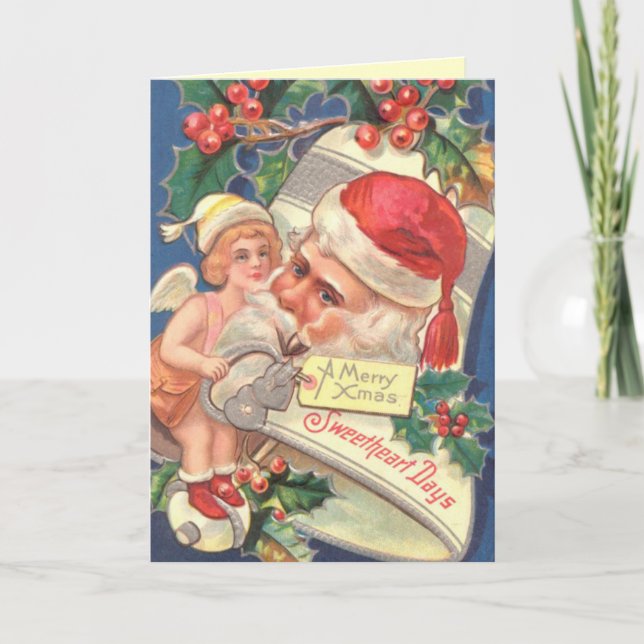 Vintage Sweetheart Christmas Card (Front)