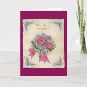 Vintage Sweetheart "Mario" Valentine Holiday Card