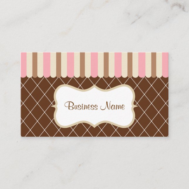 Vintage Sweets Appointment Card (Front)