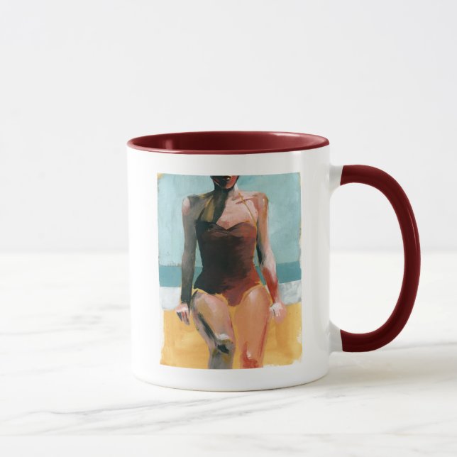 Vintage Swim - Red Swimsuit Mug (Right)