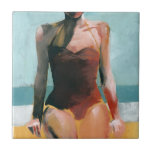 Vintage Swim - Red Swimsuit Tile<br><div class="desc">Vintage Swim II by Jennifer Paxton Parker. | 139524GG</div>