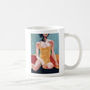 Vintage Swim - Yellow Swimsuit Coffee Mug