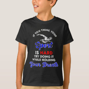 Vintage Swimming Quote - Swimmer Goggles Graphic S T-Shirt