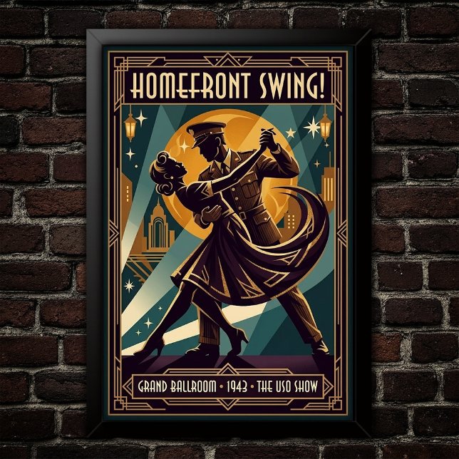 Vintage Swing Dance Poster (Creator Uploaded)