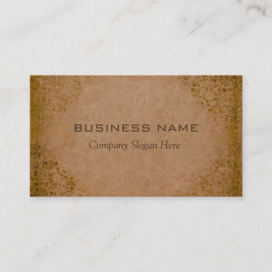 Vintage Swirl Floral Business Card