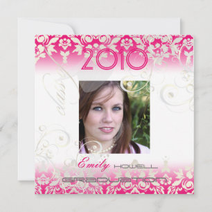 Vintage/Swirls/Damask/Graduations, customisable Invitation