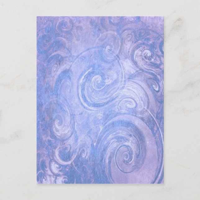 Vintage Swirls Postcard (Front)