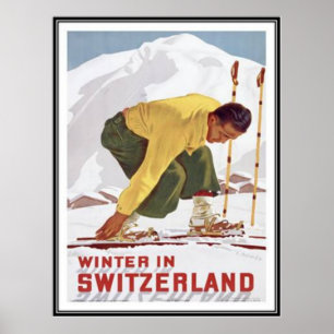 Vintage Switzerland - Poster