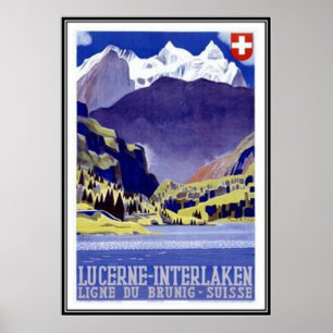 Vintage Switzerland - Poster
