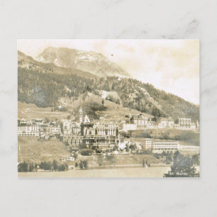 Vintage, Switzerland, St Moritz, 1906 Postcard