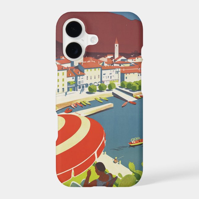 Vintage Switzerland Travel Advert Art (Back)