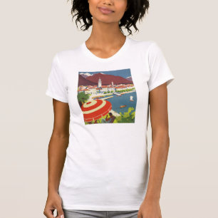 Vintage Switzerland Travel Advert Art T-Shirt