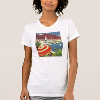 Vintage Switzerland Travel Advert Art T-Shirt