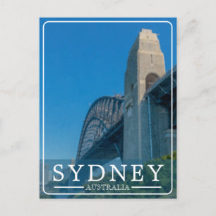 Vintage Sydney Harbour Bridge Holiday Postcard