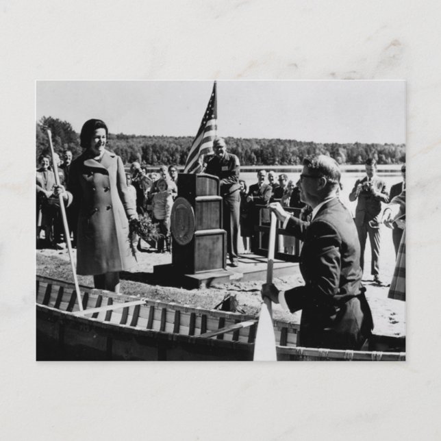 Vintage Sylvania Wilderness Dedication, Michigan Postcard (Front)