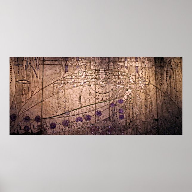 Vintage Symbolic Art Nouveau The Sleeping Princess Poster (Front)