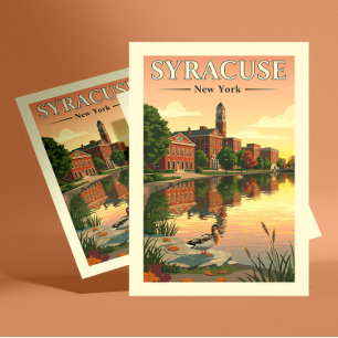 Vintage Syracuse New York Postcard