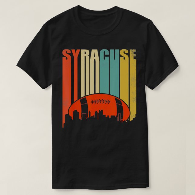 Vintage Syracuse Rugby  New York  T-Shirt (Design Front)