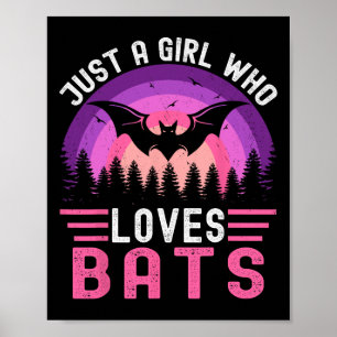 Vintage T Just A Girl Who Loves Ts Funny T Hallowe Poster