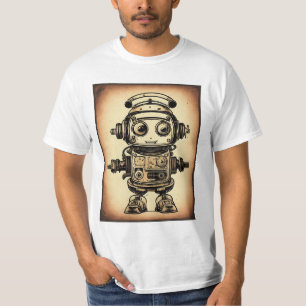 Vintage T-shirt steampunk IA