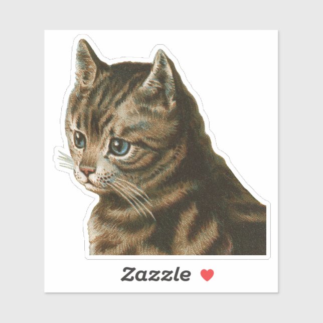 Vintage Tabby Cat (Sheet)