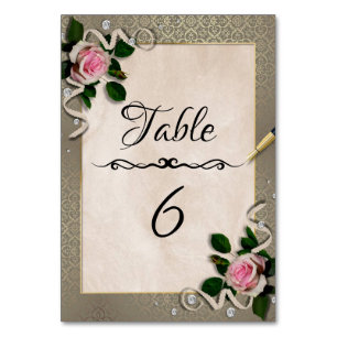 Vintage Table Number
