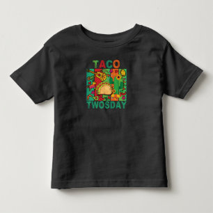 Vintage Taco Tuesday Tacos Lover Gifts Toddler T-Shirt
