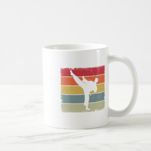 Vintage Taekwondo Karate Martial Arts Lover Girls  Coffee Mug